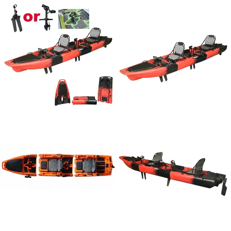 Hot Sale 14FT 2-Person Double  - đánh giá và giá Fishing Kayak Sit In