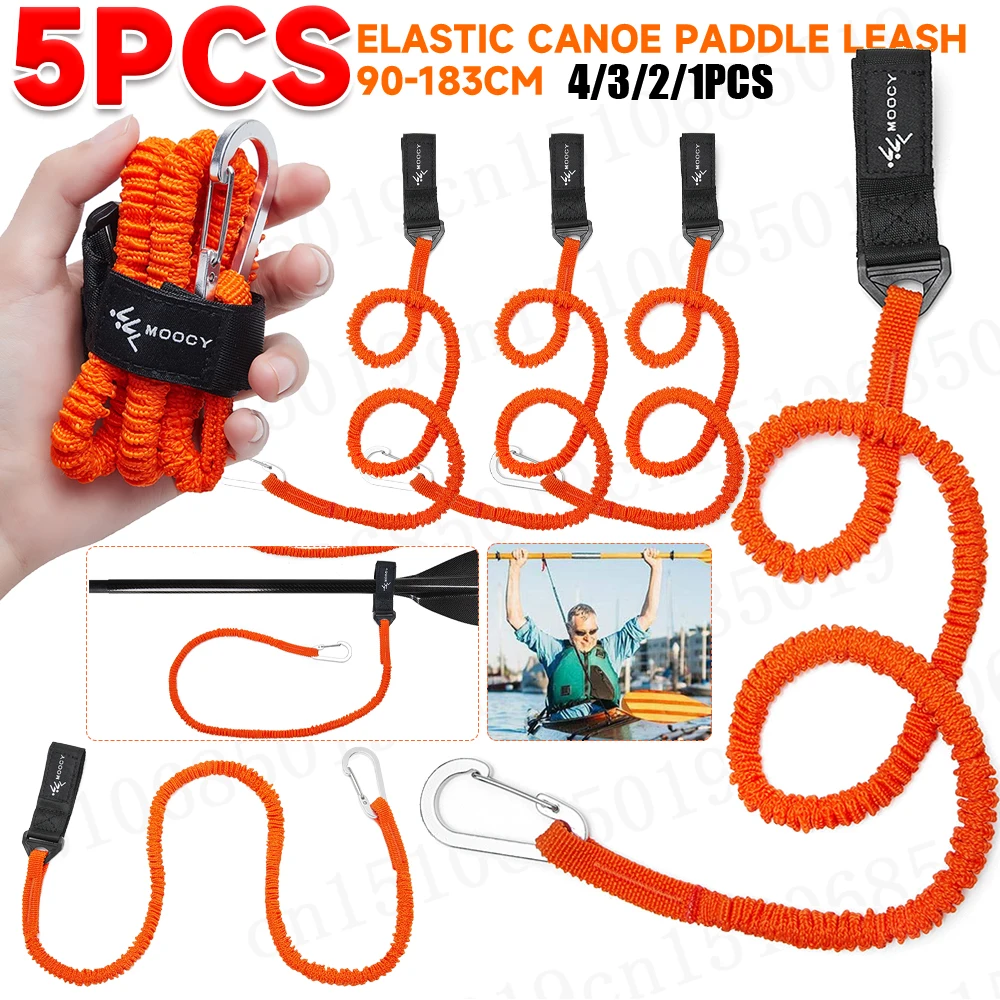 5-1PCS Elastic Kayak Canoe Pad - đánh giá và giá Fishing Kayak Paddle Leash