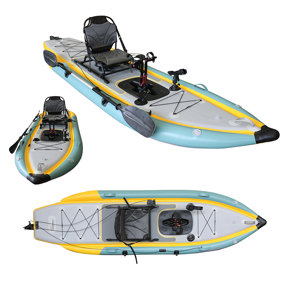 Pedal Propulsion Foldable Infl - đánh giá và giá Fishing Kayak Sit In