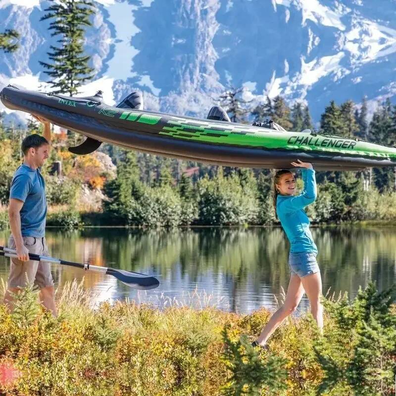 1/2 Person Kayaker Inflatable  - đánh giá và giá Fishing Kayak Inflatable