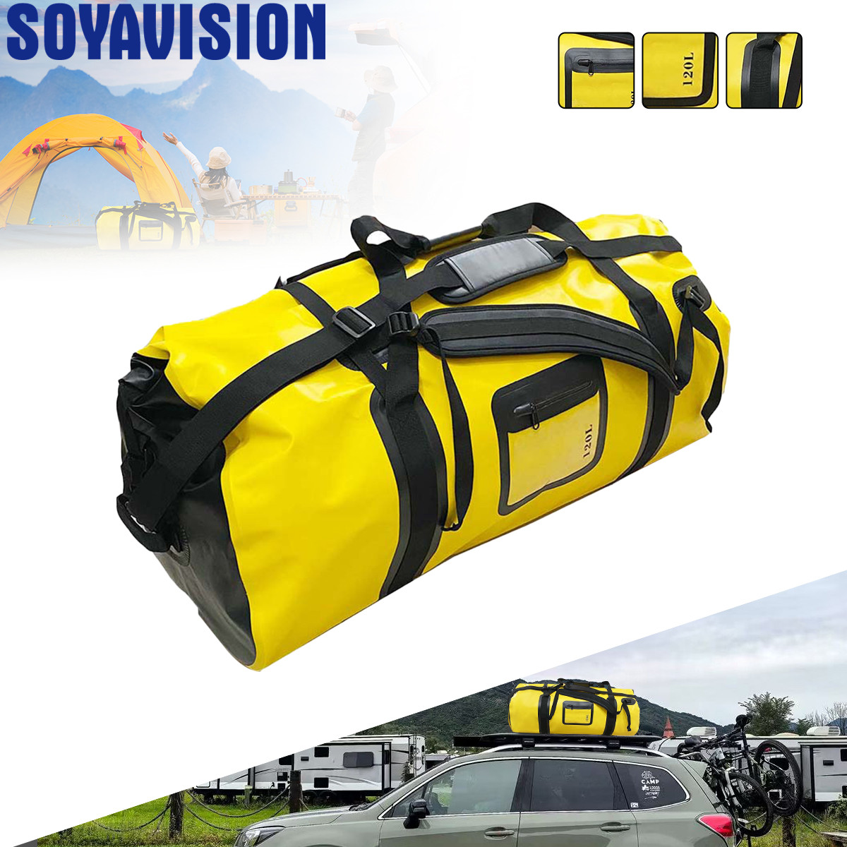 40L/66L/120L Waterproof Duffle - đánh giá và giá Fishing Kayak Crate