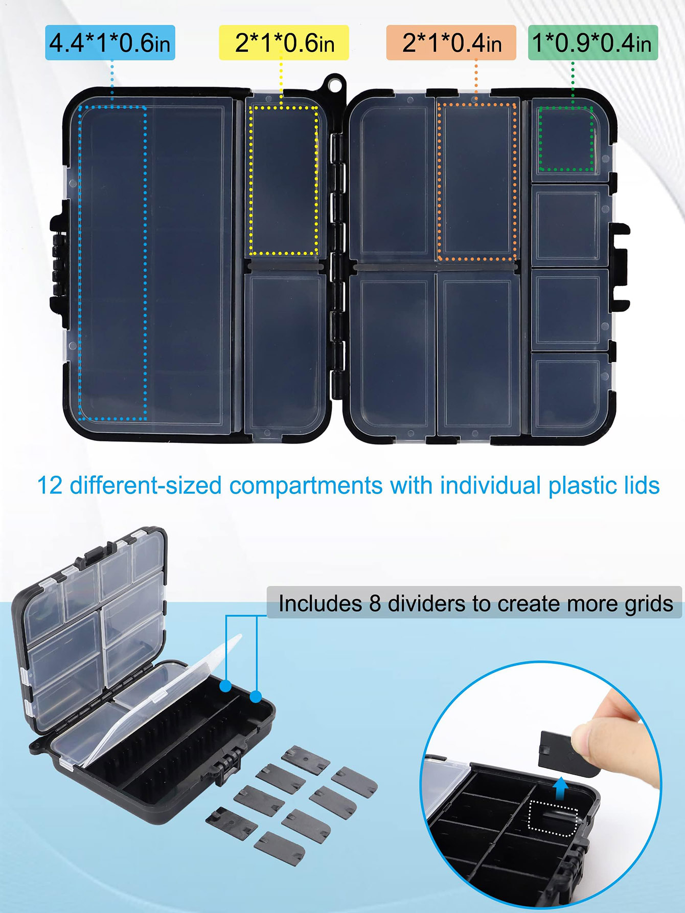 Small Tackle Box Organizer Min - đánh giá và giá Fishing Kayak Crate