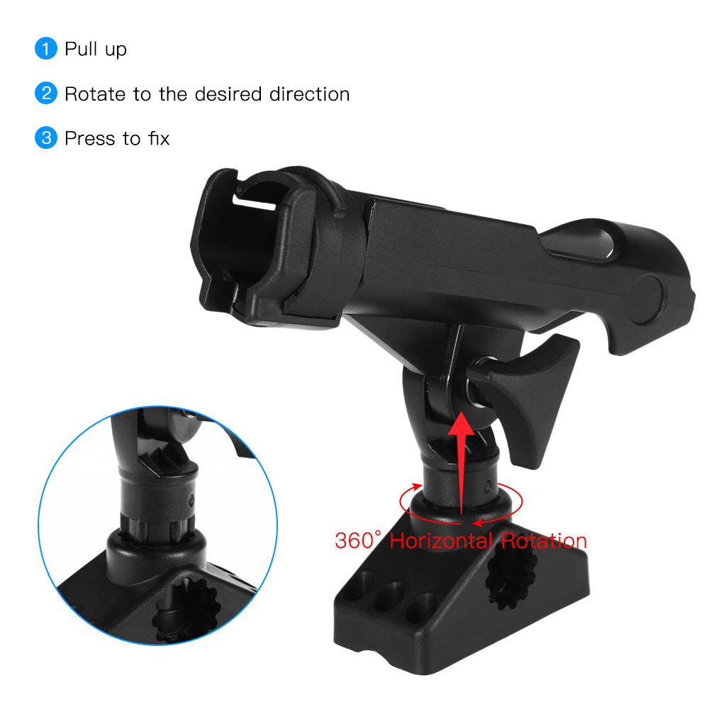 Fishing Boat Rods Holder Base  - đánh giá và giá Fishing Kayak Rod Holder
