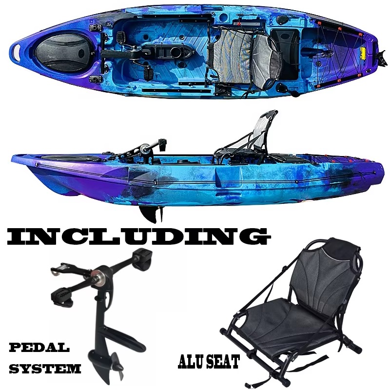 Professional Sit on Top Pedal  - đánh giá và giá Fishing Kayak Sit In